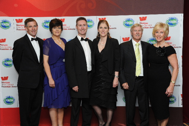 The team from Just Cabins pictured on arrival - they would leave with their hands full of Awards