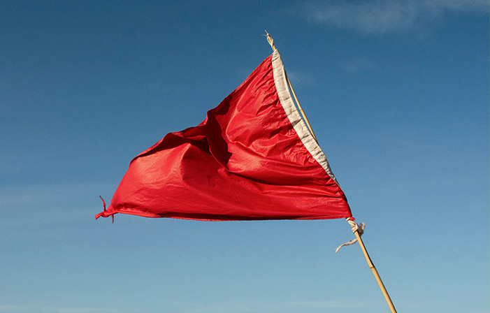Look out for the red flag warnings in a business